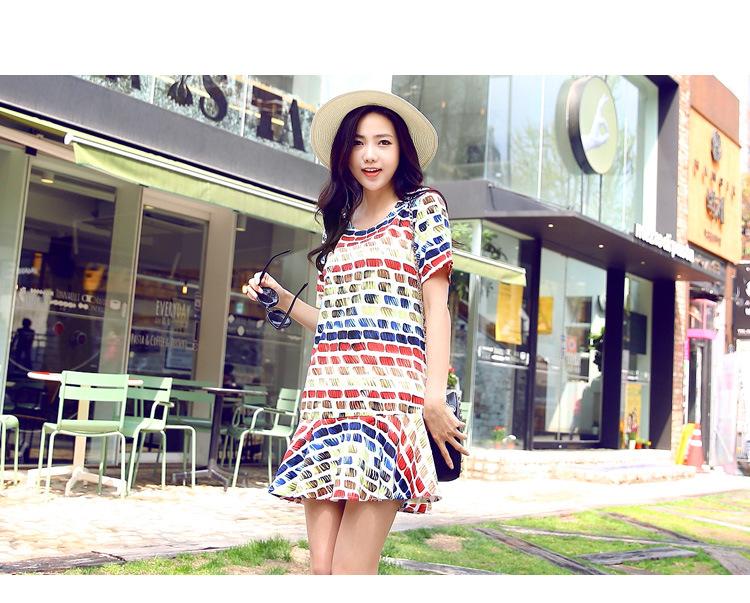 WD6108 Colourful Dress As Picture